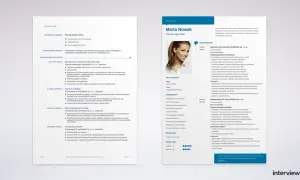 CV Marty Nowak, Content Specialist. Długość CV: 2 strony.