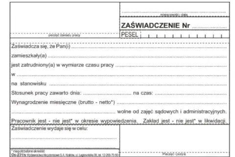 Jak napisać zaświadczenie o zatrudnieniu pracownika, aby uniknąć błędów?