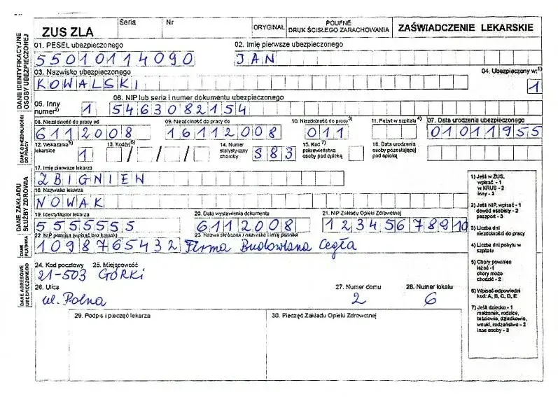 Ile dni wstecz l4? Sprawdź, jak uzyskać zwolnienie lekarskie