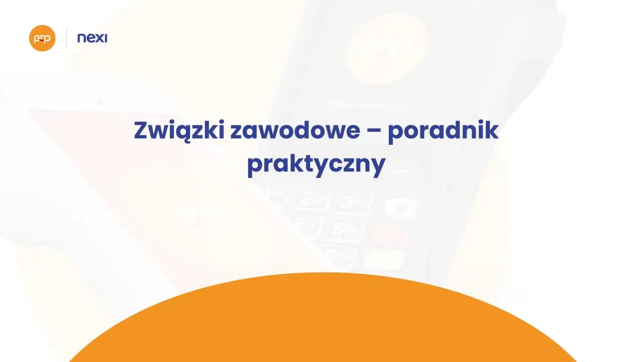 Jak założyć związki zawodowe w pracy? Praktyczny poradnik na tle terminala płatniczego.