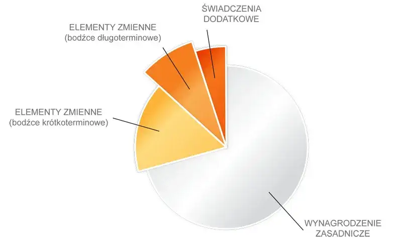składniki wynagrodzenia diagram Poczta Polska