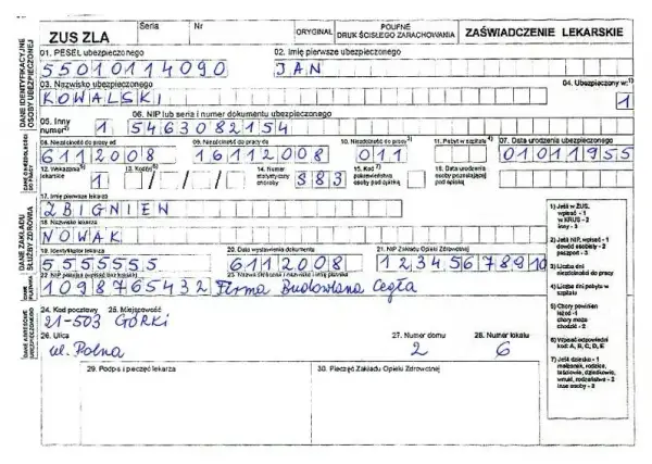Ile dni wstecz l4? Sprawdź, jak uzyskać zwolnienie lekarskie